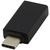 Adaptador de aluminio de USB-C a USB-A 3.0 Adapt - Negro