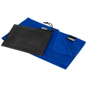 Toalla refrescante deportiva de rPET con bolsa Raquel