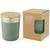 Vaso de 300 ml de acero inoxidable con aislamiento al vacío de cobre y tapa de bambú 'Lagan' - Verde