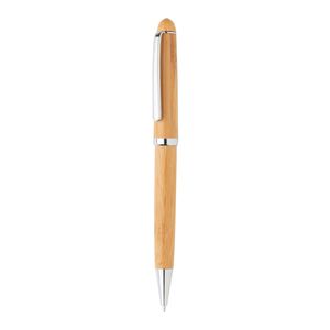 Bolígrafo de bambú en caja