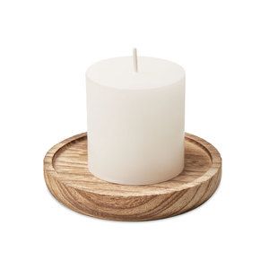 Porta velas con vela de vainilla Pentas