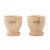 Set de 2 soportes para huevos Eggs - Madera