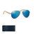Gafas de sol con patillas de bambú Honiara - Azul