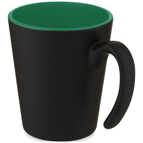 Taza térmica con protector deslizante, 350 ml, verde olivo