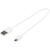 Cable de carga personalizado de USB - Blanco