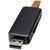 Memoria USB retroiluminada de 4GB Gleam - Negro