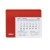 Alfombrilla Calendario Rendux 12 Meses - Rojo
