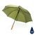 Paraguas automático RPET 190T de bambú Impact AWARE ™ - Verde