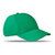 Gorra de béisbol de algodón Basie - Verde
