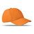 Gorra de béisbol de algodón Basie - Naranja