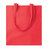 Bolsa algodón 140 gr/m² Cottonel Colour+ - Rojo