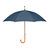 Paraguas clásico de pongee 23,5" Cumuli RPET - Azul