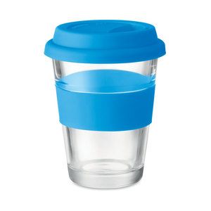 Vaso de cristal con tapa 350 ml. Astoglass