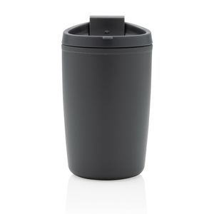 Taza de PP reciclado GRS con tapa abatible