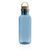 Botella personalizable rPET y bambú 680 ml. Bia - Azul