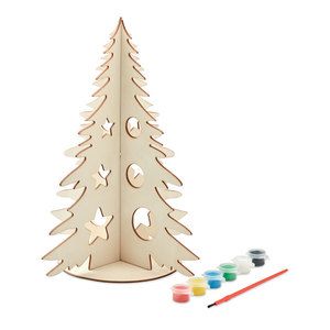 Árbol de Navidad de madera Paint