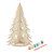 Árbol de Navidad personalizable de madera Paint