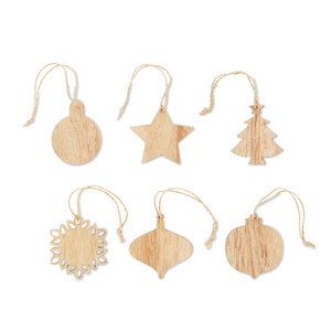 Set de de 6 adornos navideños Chriset