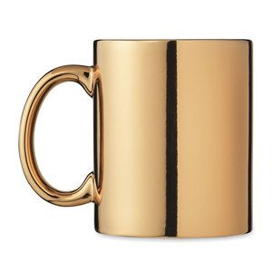 Taza de cerámica con acabado metálico Holly