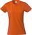 Camiseta manga corta algodón 145 g/m2 Basic Mujer - Naranja