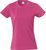 Camiseta manga corta algodón 145 g/m2 Basic Mujer - Rojo