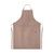 Delantal de cocina ajustable Naima - Marrón