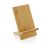 Soporte para teléfono de bambú FSC® en caja kraft FSC®