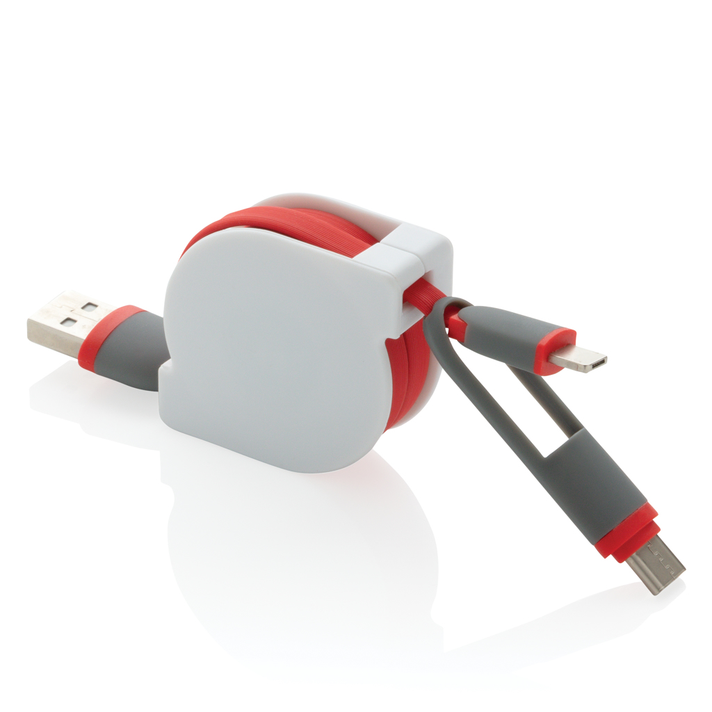 Conector USB Multicargador Retractil - EASY POWER  artículos publicitarios  - regalos corporativos - merchandising
