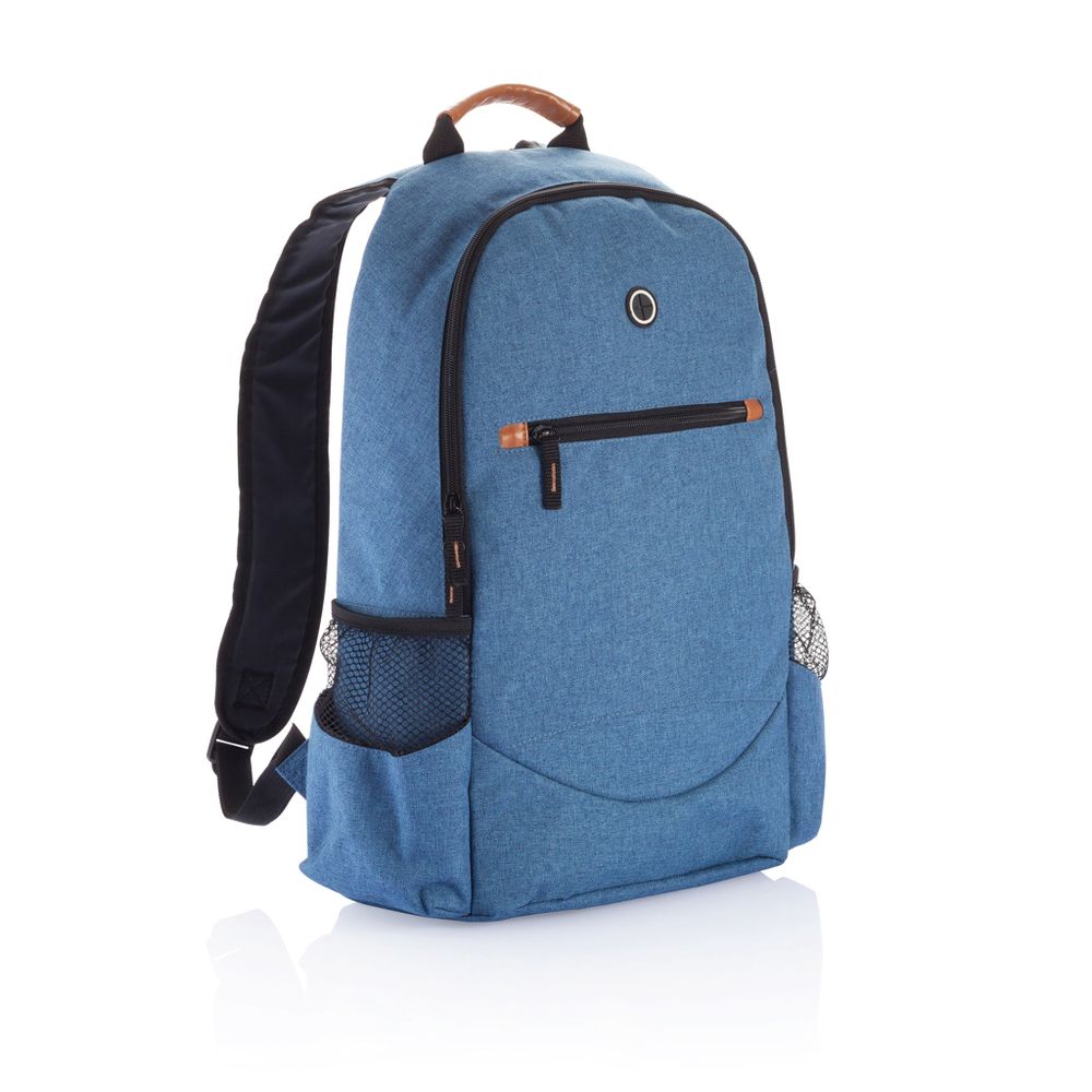 Mochila Ordenador de Poliéster y Denim Personalizada, Desde 20,90€