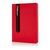 Libreta A5 PU básica con bolígrafo táctil - Rojo
