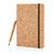 Libreta A5 con bolígrafo touch de bambú - Marrón