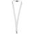 Lanyard de bambú con clip de seguridad Julian - Blanco
