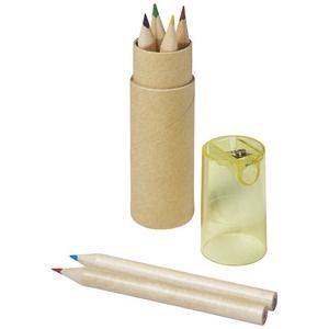 Set de 6 lápices y sacapuntas "Kram"