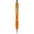 Bolígrafo con stylus con acabados cromados Nash - Naranja