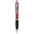 Bolígrafo stylus de color con empuñadura negra "Nash" - Rojo