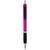 Bolígrafo de color liso con empuñadura de goma "Turbo" - Rosa
