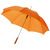 Paraguas automático con puño de madera de 23" "Lisa" - Naranja