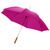 Paraguas automático con puño de madera de 23" "Lisa" - Rosa