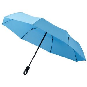 Paraguas plegable con apertura y cierre automáticos de 21,5” “Traveler”