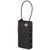 Candado para equipaje TSA con identificador Phoenix - Negro