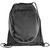 Mochila de cuerdas poliéster 210D Peek - Negro