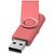 Memoria USB metálica de 2 GB "Rotate" - Rosa