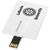 Memoria USB corporativa diseño tarjeta de 4 GB Slim