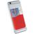 Portatarjetas de silicona para smartphones "Slim" - Rojo