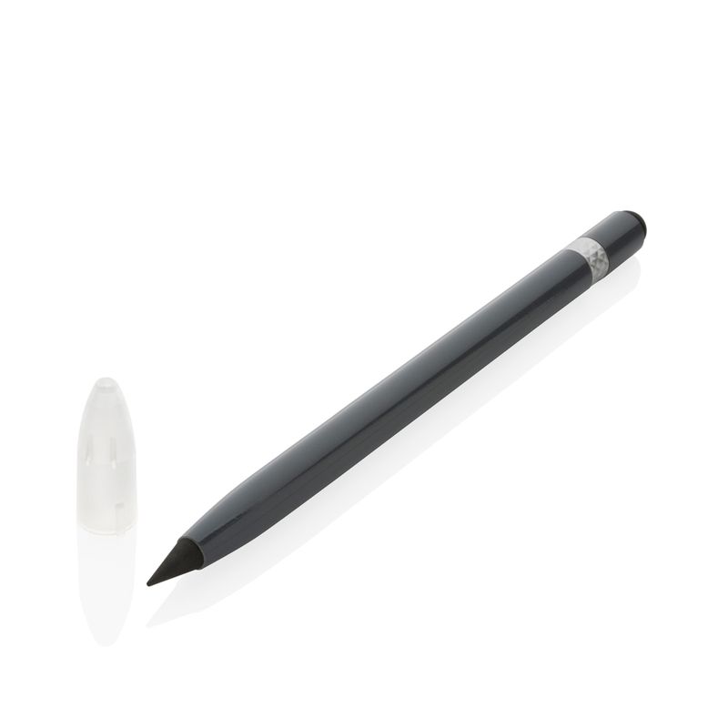 Bolígrafo y goma de borrar de metal personalizable
