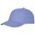 Gorra de algodón de 5 paneles con refuerzo y cierre adherente "Feniks" - Azul