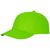 Gorra de algodón de 5 paneles con refuerzo y cierre adherente "Feniks" - Verde