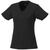 Camiseta Cool fit de pico para mujer "Amery" - Negro