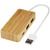 Hub USB de bambú "Tapas" - Natural