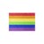 Bandera corporativa diseño de arcoiris Zerolox
